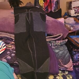 FP Movement by Free People Black and Gray Colorblock Joggers